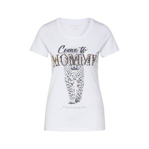 EINSTEIN & NEWTON Tričko 'Mommy T-Shirt'  béžová / černá / bílá