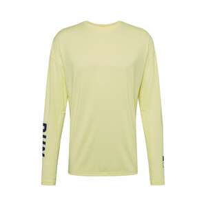 Reebok Sport Funkční tričko  černá / světle žlutá