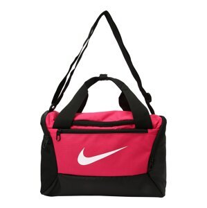 NIKE Sportovní taška 'Brasilia Training Duffle Bag'  černá / pink