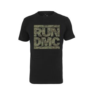 Mister Tee Tričko 'Run DMC Camo'  khaki / černá