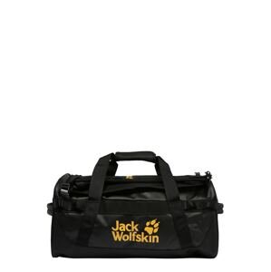 JACK WOLFSKIN Sportovní taška 'Expedition Trunk'  černá / žlutá