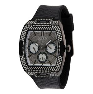 GUESS Analogové hodinky 'PHOENIX, GW0048G1'  stříbrná / černá