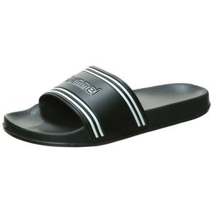 Hummel Plážová/koupací obuv 'Pool Slide'  černá / bílá