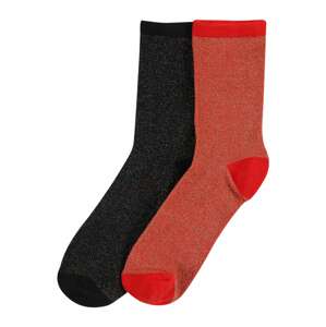 BeckSöndergaard Ponožky 'Dina Solid'  mix barev / červená třešeň