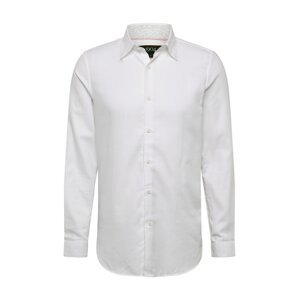 BURTON MENSWEAR LONDON Společenská košile 'Dobby'  bílá