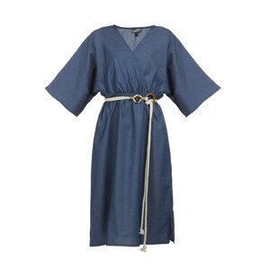DreiMaster Vintage Letní šaty  modrá džínovina