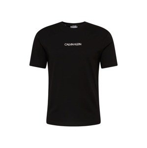 Calvin Klein Tričko 'SHADOW'  bílá / černá