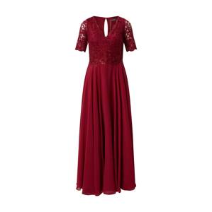 Vera Mont Společenské šaty  rubínově červená