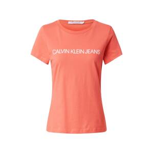 Calvin Klein Jeans Tričko  rezavě červená