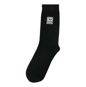 DIESEL Ponožky 'Skm-Ray'  bílá / černá