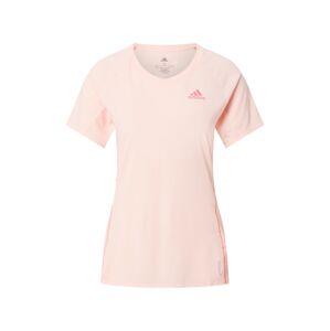ADIDAS PERFORMANCE Funkční tričko 'Runner'  světle růžová / oranžová