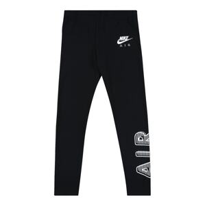 Nike Sportswear Legíny 'FAVORITES'  černá / bílá
