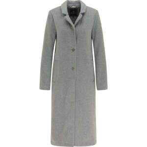 DreiMaster Klassik Zimní kabát  šedý melír