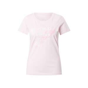 EINSTEIN & NEWTON Tričko 'Violet Atelier' růžová / bílá