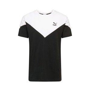 PUMA T-Shirt 'Iconic MCS'  černá / bílá