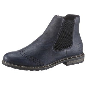 Rieker Chelsea boty námořnická modř / černá