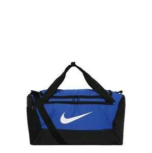 NIKE Sportovní taška  modrá / černá / bílá