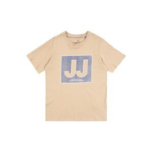 Jack & Jones Junior Tričko 'JCotube'  modrá / krémová