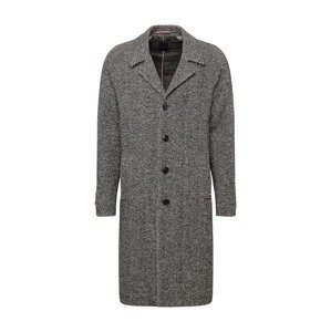 Tommy Hilfiger Tailored Přechodný kabát 'HERRINGBONE'  šedá / černá