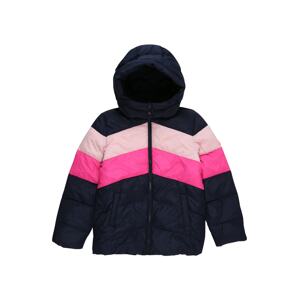 GAP Zimní bunda  noční modrá / růžová / pink