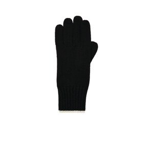 HUNTER Prstové rukavice  černá / bílá