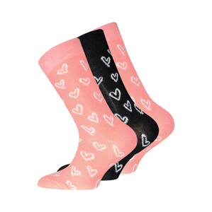 EWERS Ponožky  černá / růžová / bílá