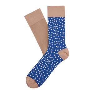 CHEERIO* Ponožky 'Tipsy Dots'  pudrová / královská modrá / bílá