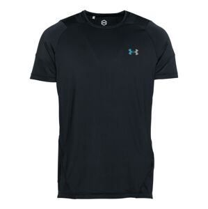 UNDER ARMOUR Funkční tričko 'HeatGear Rush 2.0'  černá / svítivě modrá
