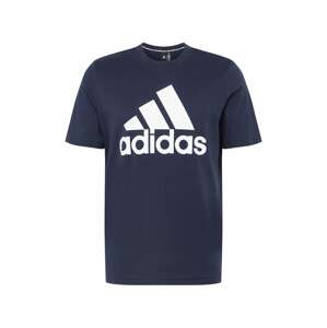 ADIDAS PERFORMANCE Funkční tričko 'Bade of Sport' námořnická modř / bílá