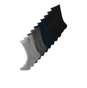 JACK & JONES Ponožky  námořnická modř / šedá / tmavě šedá / černá