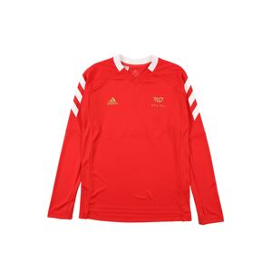 ADIDAS PERFORMANCE Funkční tričko  červená / bílá / zlatá