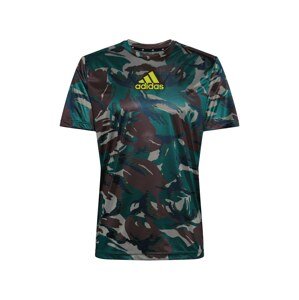 ADIDAS PERFORMANCE Funkční tričko 'Designed To Move'  khaki / hnědá / béžová / žlutá