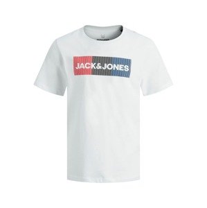 Jack & Jones Junior Tričko modrá / červená / černá / bílá