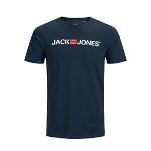 Jack & Jones Plus Tričko námořnická modř / melounová / bílá