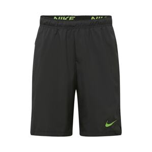 NIKE Sportovní kalhoty 'Flex'  světle zelená / černá
