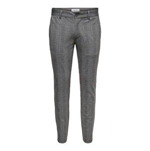 Only & Sons Chino kalhoty 'Mark'  šedá / černá / šedý melír