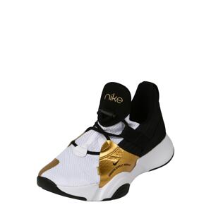 NIKE Sportovní boty 'SuperRep Groove'  zlatá / bílá / černá