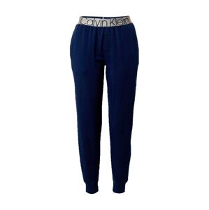 Calvin Klein Underwear Pyžamové kalhoty  námořnická modř / stříbrná