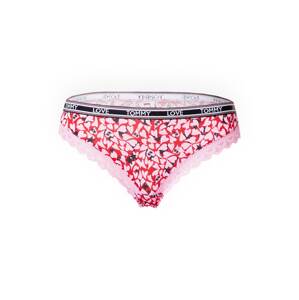 Tommy Hilfiger Underwear Tanga  červená / noční modrá / pink