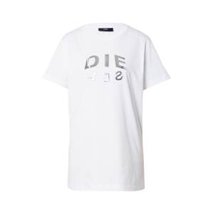 DIESEL Funkční tričko 'DARIA'  bílá / stříbrná