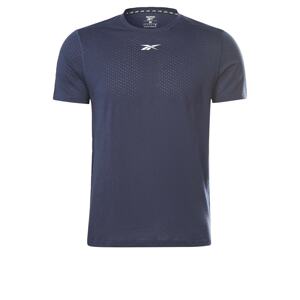 Reebok Sport Funkční tričko  bílá / fialkově modrá