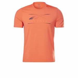 Reebok Sport Funkční tričko  noční modrá / oranžově červená