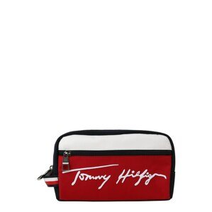 TOMMY HILFIGER Kosmetická taška  tmavě modrá / bílá / červená
