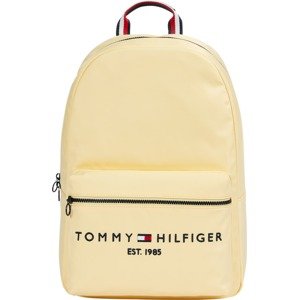 TOMMY HILFIGER Batoh  světle žlutá / bílá / tmavě modrá / červená