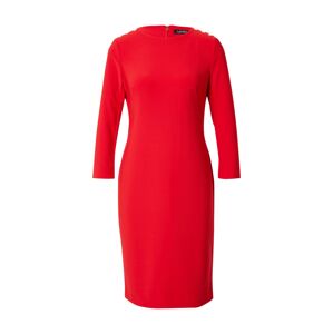Lauren Ralph Lauren Pouzdrové šaty 'ROMEE'  červená / zlatá