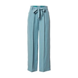 Esprit Collection Kalhoty se sklady v pase  světlemodrá