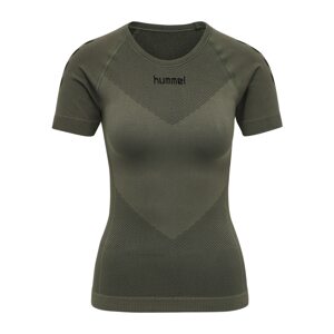 Hummel Funkční tričko olivová / černá