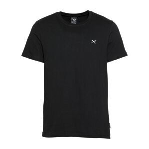 Iriedaily T-Shirt  černá / bílá