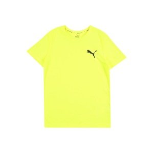 PUMA Tričko  svítivě žlutá / černá