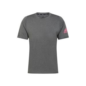 ADIDAS PERFORMANCE Funkční tričko  černá / světle růžová